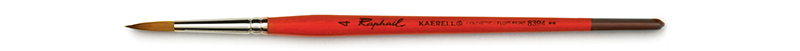 Image of Syntetpensel Raphael Kaerell "S" Orange Rund St 4  (5F) 8394004 3046450048503