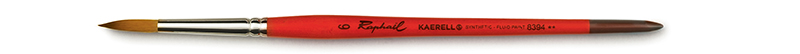 Image of Syntetpensel Raphael Kaerell "S" Orange Rund St 6  (5F) 8394006 3046450048527
