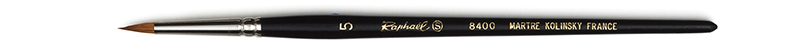 Image of Mårdhårspensel Raphael 8400 Retouch spotter brush  - Size 5 (3F) 8400005 3046450048770