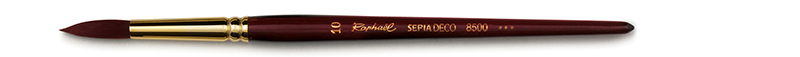 Image of Syntetpensel Raphael Sepia Deco Rund st 10 (2F) 8500010 3046450224792