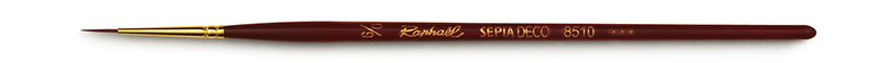 Image of Syntetpensel Raphael Sepia Deco Kort Skrivpensel st 6/0 (5F) 8510600 3046450224815