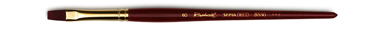 Image of Syntetpensel Raphael Sepia Deco Kort flat st 8 (5F) 8530008 3046450224907