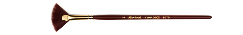 Image of Syntetpensel Raphael Sepia Deco Solfjäder st 4 (5F) 8570004 3046450225027