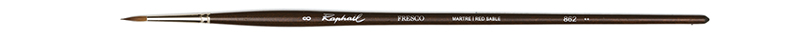 Image of Mårdhårspensel Raphael Fresco Extra round oil  - Size 8 (5F) 862008 3046450051299