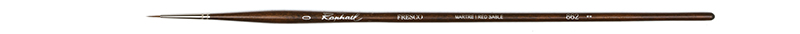 Image of Mårdhårspensel Raphael Fresco Extra round oil  - Size 0 (5F) 862990 3046450085669