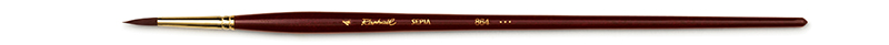 Image of Syntetpensel Raphael Sepia Acryl Rund. 864 st 4 (5F) 864004 3046450052081
