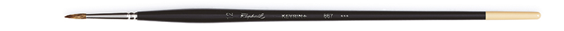 Image of Naturhårspensel Raphael KEVRIN+ ROUND - Size 12 (5F) 867012 3046450052418
