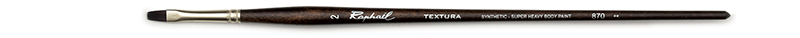 Image of Syntetpensel Raphael Textura Flat kort st 2 (5F) 870002 3046450090090