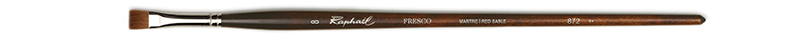 Image of Mårdhårspensel Raphael Fresco Extra flat oil  - Size 8 (5F) 872008 3046450053149