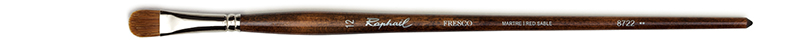 Image of Mårdhårspensel Raphael Fresco Filbert oil brush  - Size 12 (3F) 8722012 3046450053323