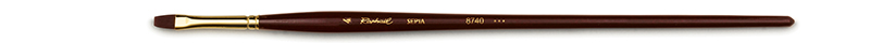 Image of Syntetpensel Raphael Sepia Acryl Flat. st 4 (5F) 8740004 3046450054320