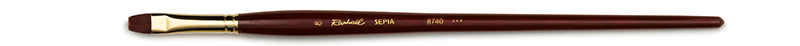 Image of Syntetpensel Raphael Sepia Acryl Flat. st 8 (5F) 8740008 3046450054344