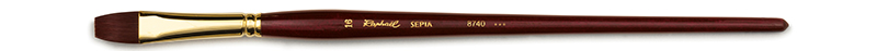 Image of Syntetpensel Raphael Sepia Acryl Flat. st 16 (3F) 8740016 3046450054375