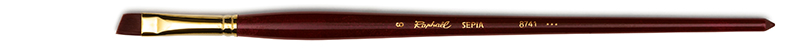 Image of Syntetpensel Raphael Sepia Acryl Sneskuren st 8 (5F) 8741008 3046450086147