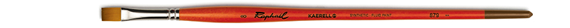 Image of Syntetpensel Raphael Kaerell "S" Acryl Flat St 8  (5F) 879008 3046450055433