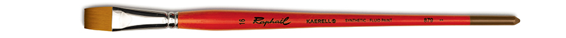 Image of Syntetpensel Raphael Kaerell "S" Acryl Flat St 16  (3F) 879016 3046450055471