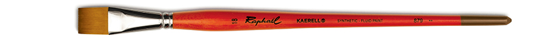 Image of Syntetpensel Raphael Kaerell "S" Acryl Flat St 18  (3F) 879018 3046450055488