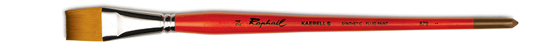 Image of Syntetpensel Raphael Kaerell "S" Acryl Flat St 24 879024 3046450055518