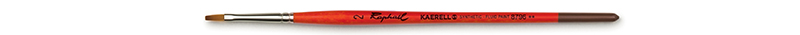 Image of Syntetpensel Raphael Kaerell "S" Orange Flat St 2  (5F) 8796002 3046450056096