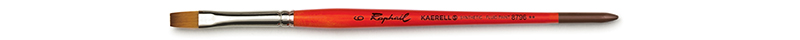Image of Syntetpensel Raphael Kaerell "S" Orange Flat St 6  (5F) 8796006 3046450056119