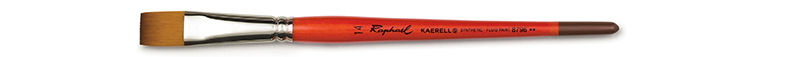 Image of Syntetpensel Raphael Kaerell "S" Orange Flat St 14  (3F) 8796014 3046450056157
