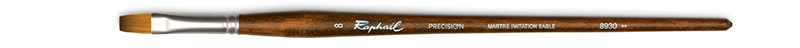 Image of Syntetpensel Raphael Precision 8930 Flat  LH st 8 (5F) 8930008 3046450035404