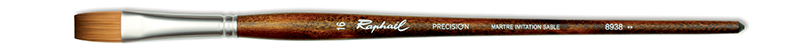 Image of Syntetpensel Raphael Precision 8930 Flat  LH st 16 (3F) 8930016 3046450035503