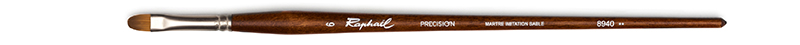 Image of Syntetpensel Raphael Precision 8940 Filbert  LH st 6 (5F) 8940006 3046450035626