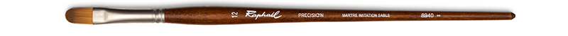 Image of Syntetpensel Raphael Precision 8940 Filbert  LH st 12 (5F) 8940012 3046450036463