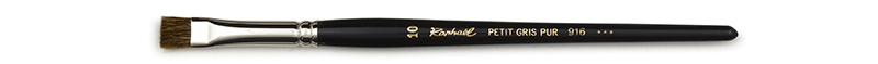 Image of Ekorrhårspensel Raphael LAVIS FLAT wash-drawing brush, Size 10 (5F) 916010 3046450060116
