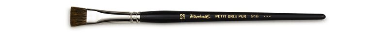 Image of Ekorrhårspensel Raphael LAVIS FLAT wash-drawing brush, Size 12 (5F) 916012 3046450060123