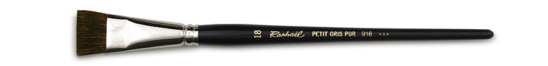 Image of Ekorrhårspensel Raphael LAVIS FLAT wash-drawing brush, Size 18 (3F) 916018 3046450060147