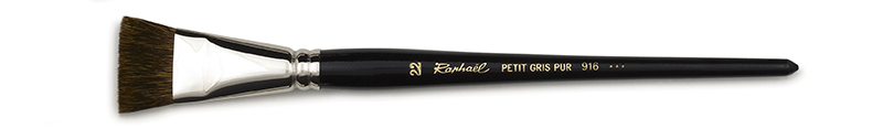 Image of Ekorrhårspensel Raphael LAVIS FLAT wash-drawing brush, Size 22 (2F) 916022 3046450060154