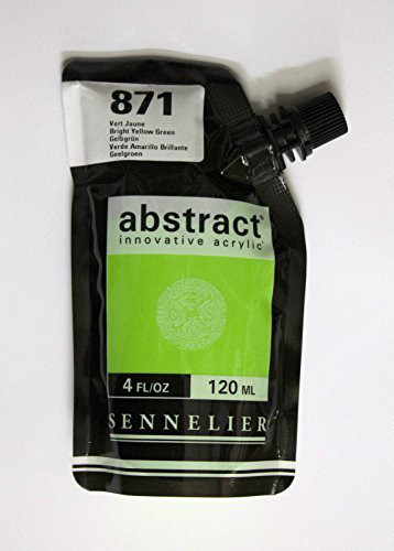 Image of Akrylfärg Sennelier Abstract 120ml Bright Yellow Green 871 (3F) 121121871 3046450042457
