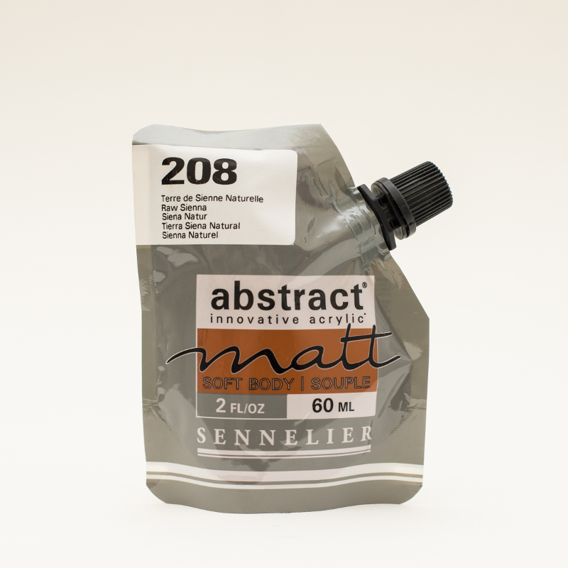 Image of Akrylfärg Sennelier Abstract Matt 60 ml Raw Sienna 208 (3F) 121201208 3046451891269