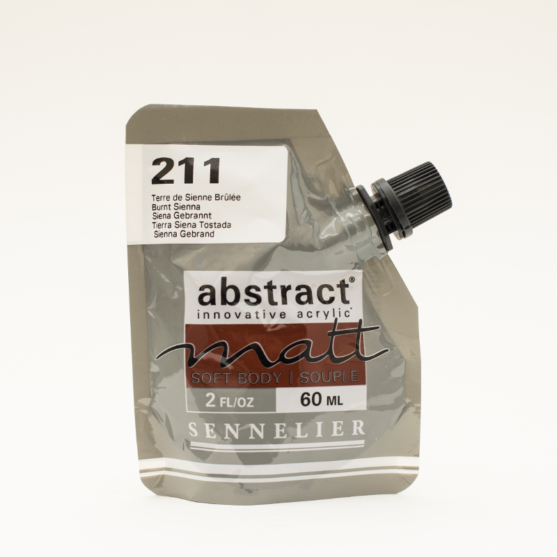 Image of Akrylfärg Sennelier Abstract Matt 60 ml Burnt Sienna 211 (3F) 121201211 3046451891276