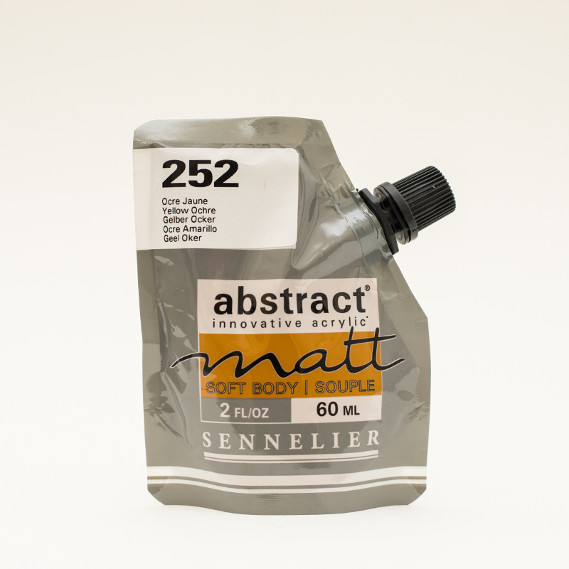 Image of Akrylfärg Sennelier Abstract Matt 60 ml Yellow Ochre 252 (3F) 121201252 3046451891252