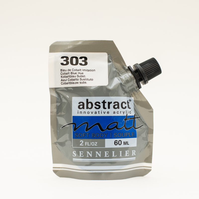 Image of Akrylfärg Sennelier Abstract Matt 60 ml Cobalt Blue Hue 303 (3F) 121201303 3046451890897