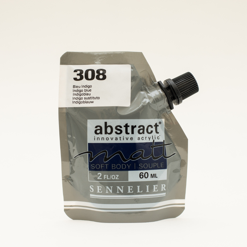 Image of Akrylfärg Sennelier Abstract Matt 60 ml Indigo blue 308 (3F) 121201308 3046451890927