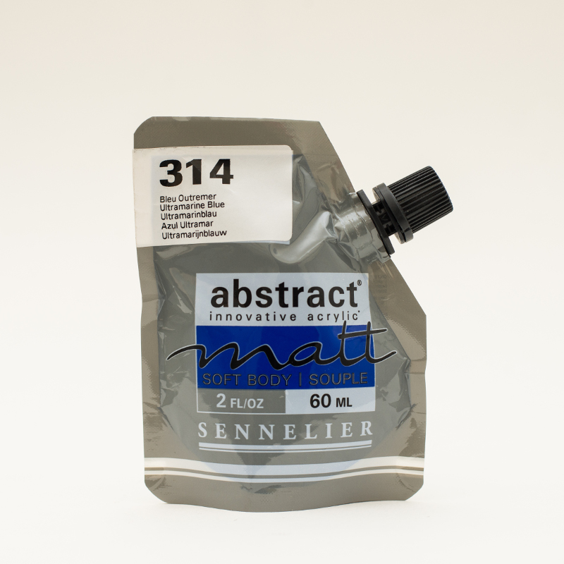 Image of Akrylfärg Sennelier Abstract Matt 60 ml Ultramarine Blue 314 (3F) 121201314 3046451890903