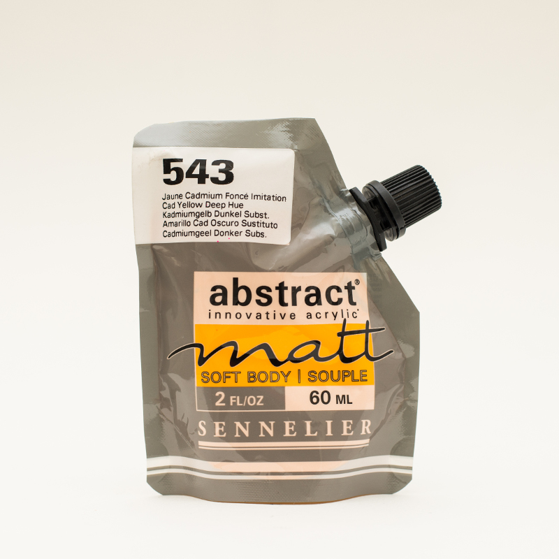 Image of Akrylfärg Sennelier Abstract Matt 60 ml Cadmium Yellow deep hue 543 (3F) 121201543 3046451890750