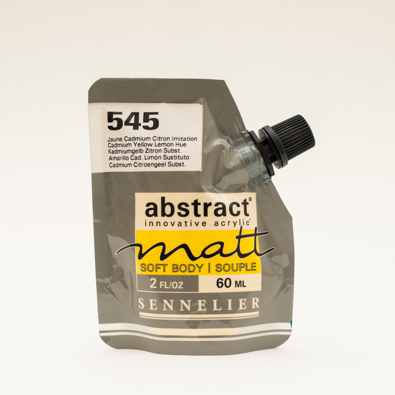 Image of Akrylfärg Sennelier Abstract Matt 60 ml Cadmium Yellow Lemon Hue 545 (3F) 121201545 3046451890736