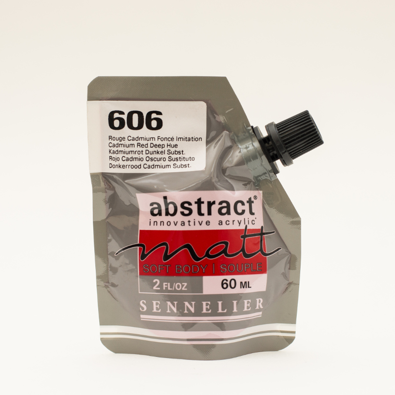 Image of Akrylfärg Sennelier Abstract Matt 60 ml Cadmium Red deep hue 606 (3F) 121201606 3046451890828
