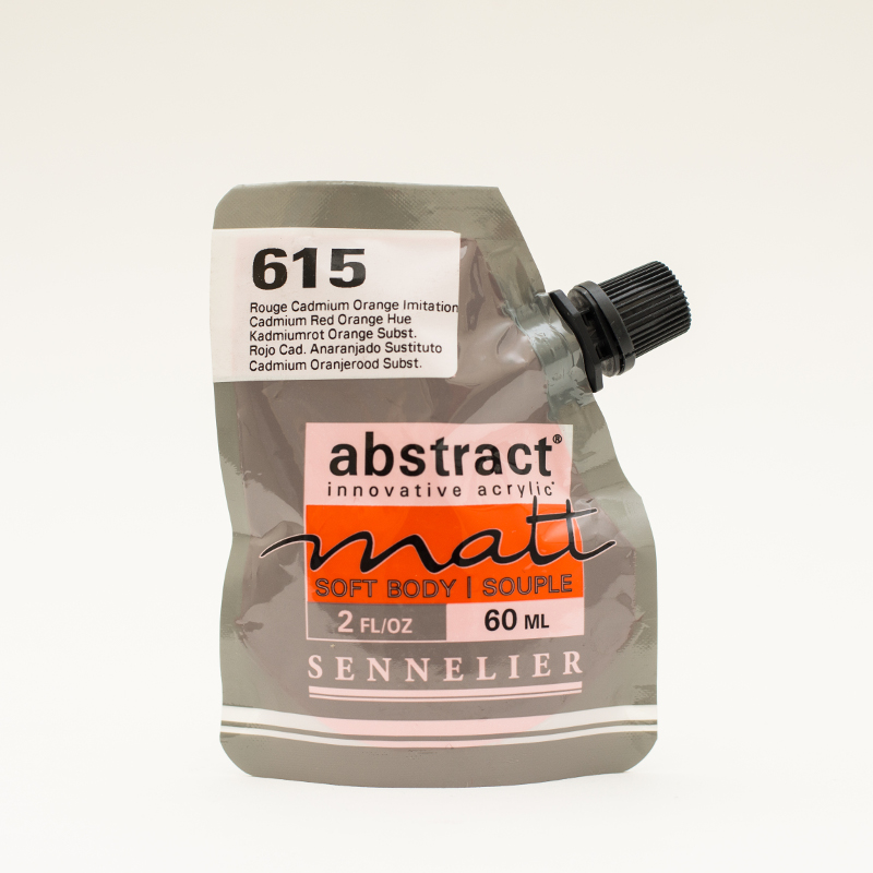 Image of Akrylfärg Sennelier Abstract Matt 60 ml Cadmium Red Orange hue 615 (3F) 121201615 3046451890767