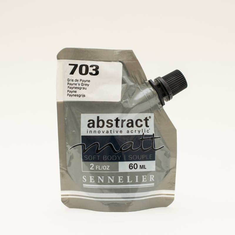 Image of Akrylfärg Sennelier Abstract Matt 60 ml Payne's grey  703 (3F) 121201703 3046451891313