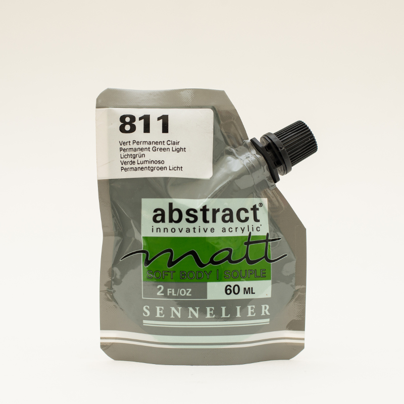 Image of Akrylfärg Sennelier Abstract Matt 60 ml Permanent Green Light 811 (3F) 121201811 3046451891221