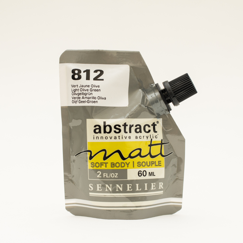 Image of Akrylfärg Sennelier Abstract Matt 60 ml Light Olive Green 812 (3F) 121201812 3046451891245