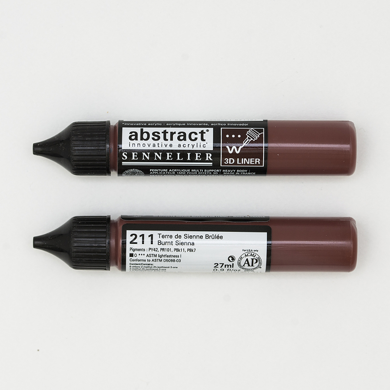 Image of Akrylfärg Sennelier Abstract Liners 27ml Burnt Sienna 211 (3F) 121301211 3046451891139
