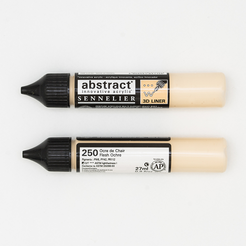 Image of Akrylfärg Sennelier Abstract Liners 27ml Flesh Ochre 250 (3F) 121301250 3046451891146