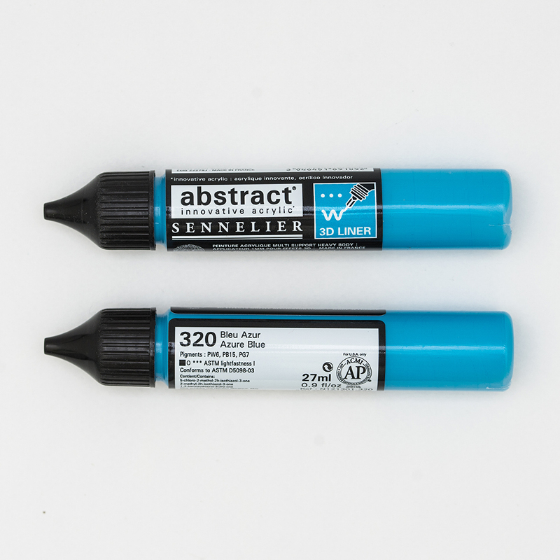 Image of Akrylfärg Sennelier Abstract Liners 27ml Azure Blue 320 (3F) 121301320 3046451891092